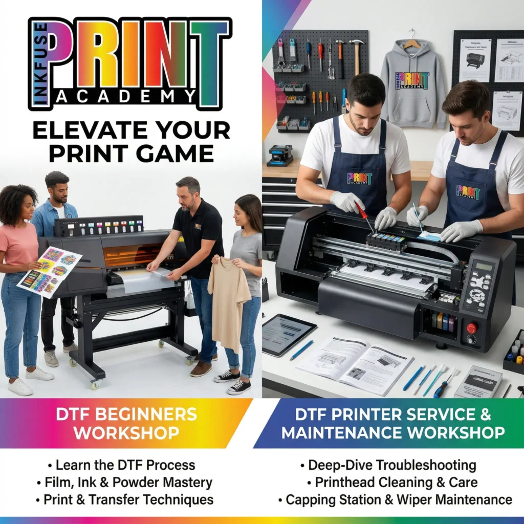 Inkfuse Print Academy DTF Beginners Workshop